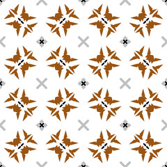 Geometric pattern. Seamless vector background. Ethnic graphic design.