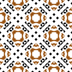 Fototapeta premium Geometric pattern. Seamless vector background. Ethnic graphic design.