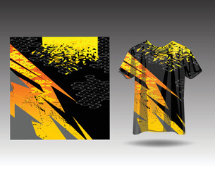 Tshirt sport grunge background for extreme jersey team, racing, cycling, football, gaming, backdrop, wallpaper © Gib