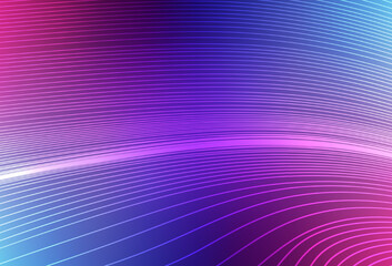 Dark Pink, Blue vector blurred shine abstract background.