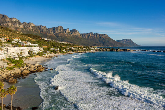 The beautiful Clifton beach in Cape Town, Western Cape, South Africa.