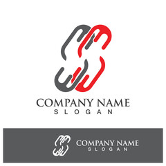 Business corporate S letter logo