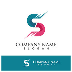 Business corporate S letter logo