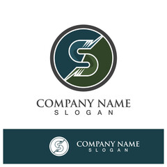 Business corporate S letter logo