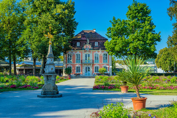 Rococo Palace in the Municipal Park of Schwäbisch Gmünd. Baden Württemberg, Germany, Europe.