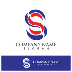 Business corporate S letter logo