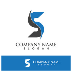 Business corporate S letter logo