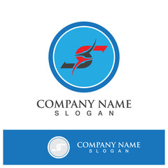 Business corporate S letter logo