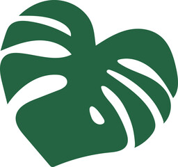 Monstera Leaf Plant Decorate Green