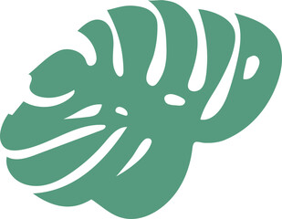 Monstera Leaf Plant Decorate Green