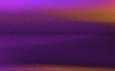 Sunset ambient banner background design. Purple orange colors wallpaper.