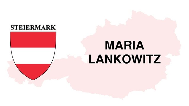 Maria Lankowitz: Illustration mit dem Ortsnamen der Österreichischen Stadt Maria Lankowitz im Bundesland Steiermark