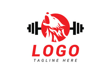 wolf pack logo design with white background