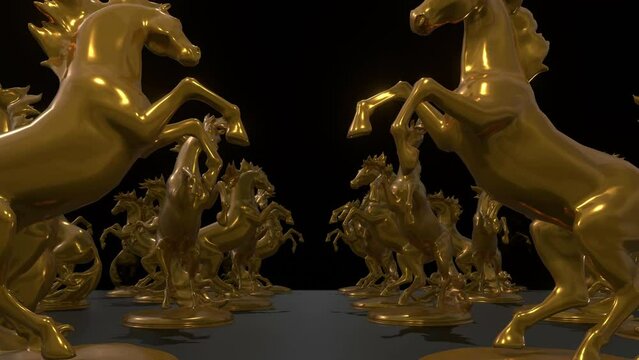 Horse Statue Background  (Loop)