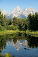 Grand Tetons Lake Reflections
