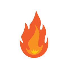 Fire flame Logo vector, Oil, gas and energy logo concept