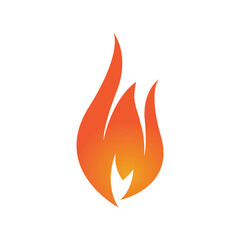Fire flame Logo vector, Oil, gas and energy logo concept