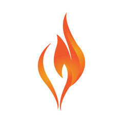 Fire flame Logo vector, Oil, gas and energy logo concept