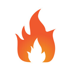 Fire flame Logo vector, Oil, gas and energy logo concept