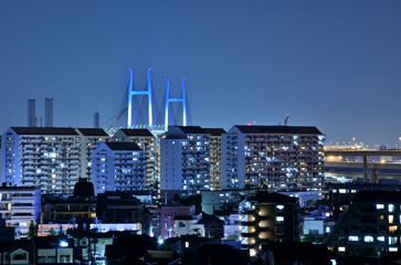 横浜市本牧山頂公園の夜景