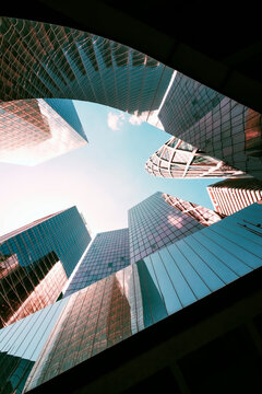 La Defense, the business district in Paris, France