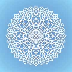 laser cut Mandala pattern. weeding mandala ornament,