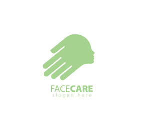 Face Care Hand logo design