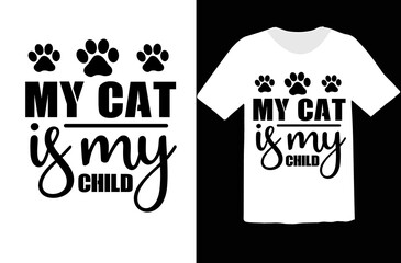 My Cat is My Child svg design