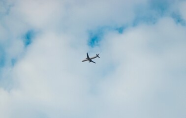 airplane in the sky