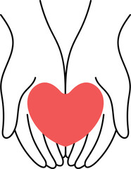 Heart Hand Love Sign Fingers