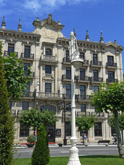 Santander (Spain). Buildings in the historic center of the city of Santander