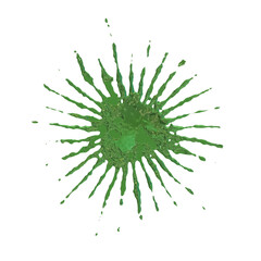 A drop of liquid spread over the surface. Abstract spatter