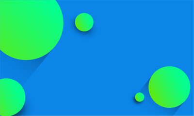 Abstract modern background ellipse 3D green and blue, colorful template banner with gradient color. Design with liquid shape. EPS 10