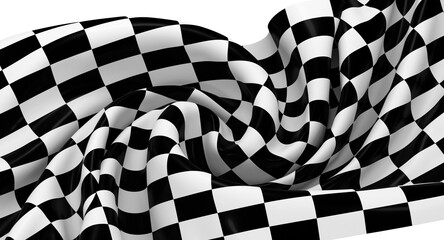 Obraz premium flag finish race sport 3d champion winner