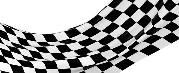 Obraz premium background of checkered flag pattern