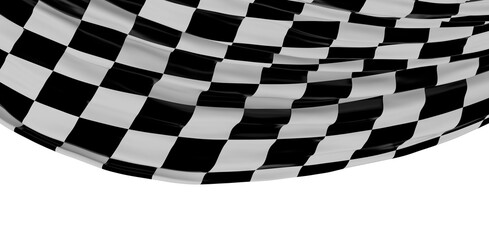Obraz premium checkered flag, end race background