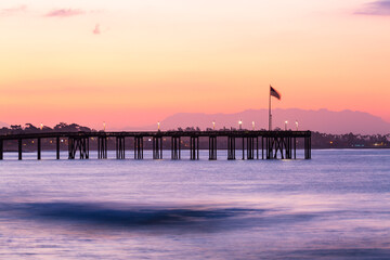 Sunrise, Ventura, CA. USA - obrazy, fototapety, plakaty