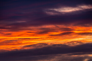 Fototapeta na wymiar Red Sunset