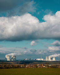 Nuclear power station Dukovany, Vysocina region, Czech republic
