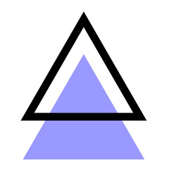 Abstract shape, Memphis geometric design element, modern shape PNG with transparent background.