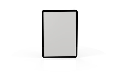 Photo Black tablet computer with blank 3d