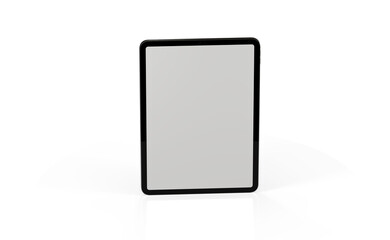 Photo Black tablet computer with blank 3d