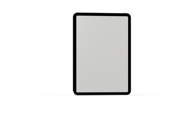 Gadgets including smartphone, digital tablet and laptop, blank screen with