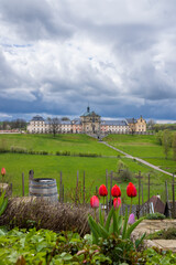 Kuks hospice with baroque decoration, Eastern Bohemia, Czech Republic