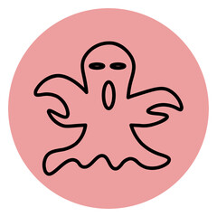 Fototapeta premium ghost icon