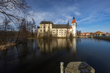 Obraz premium Blatna castle near Strakonice, Southern Bohemia, Czech Republic