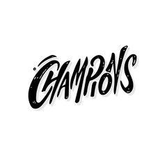 Champions Lettering