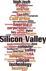 Silicon valley word cloud