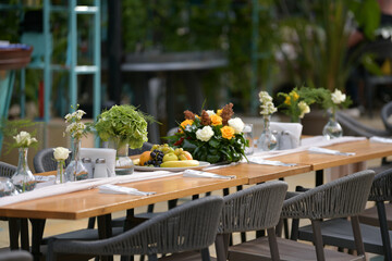 table in restaurant