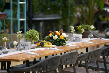 table in restaurant